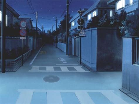 Neighborhood Street Night by MarkLauck on DeviantArt in 2021 | Anime backgrounds wallpapers ...