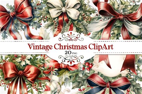 Vintage Wreath Clip Art