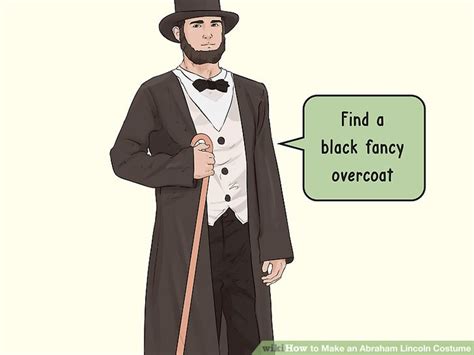 4 Ways to Make an Abraham Lincoln Costume - wikiHow