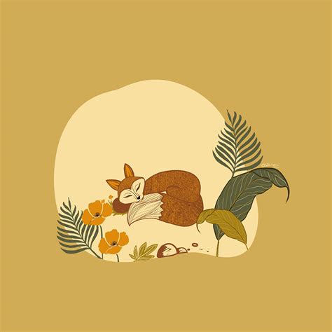 Lazy fox and pattern on Behance