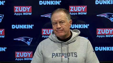 Bill Belichick 9/30: 'I think we all know this is a pretty good ...