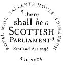 Opening of the Scottish Parliament Building - Great Britain new stamp (miniature sheet) 5 ...