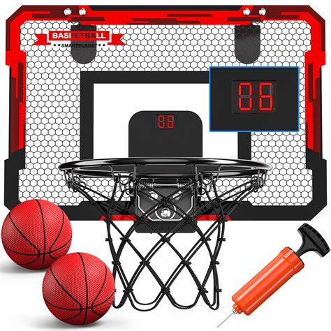 TEMI Indoor Basketball Hoop for Kids, Indoor Over The Door Mini ...