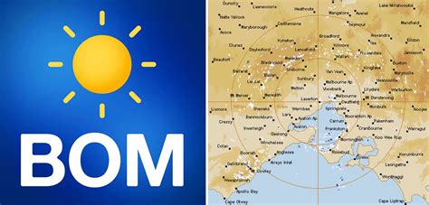 128km Melbourne Weather Radar Map