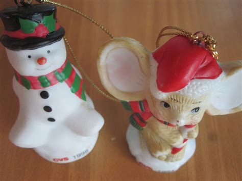 Christmas CVS Tree Ornaments, Ceramic CVS Traditions Limited Edition Christmas Ornaments, Mouse ...