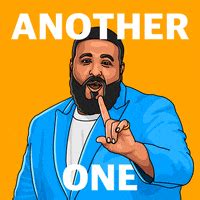 Dj Khaled Index Finger Up Another One Animation GIF | GIFDB.com