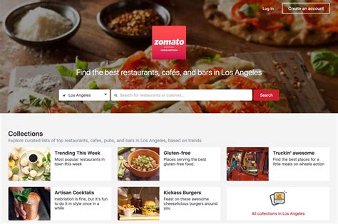 International Restaurant Database Zomato Treks Westward | Phoode