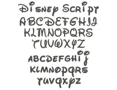 Free Printable Disney Font Stencils - Free Printable