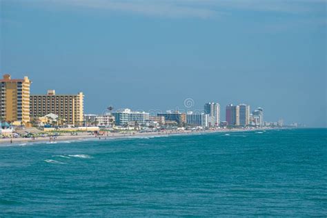 Top View of Daytona Beach and the Roof Sign at Main Street Pier. Editorial Stock Photo - Image ...