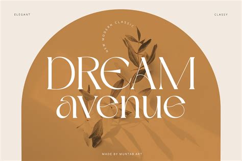 Dream Avenue | Modern Classic | Serif Fonts ~ Creative Market