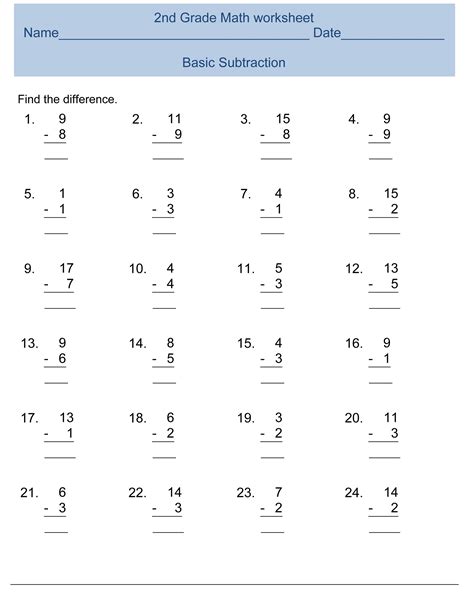 Free Printable Math Sheets to Print | Activity Shelter