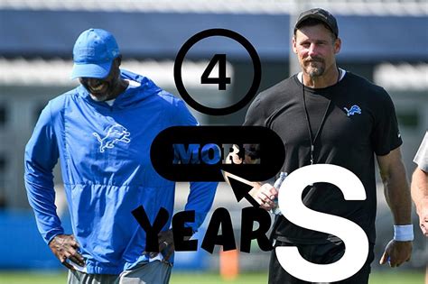 4 More Years For Detroit Lions GM and Head Coach