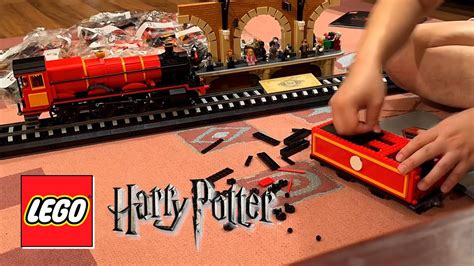 Building LEGO Hogwarts Express Set 76405 (Timelapse) | Brick Finds & Flips