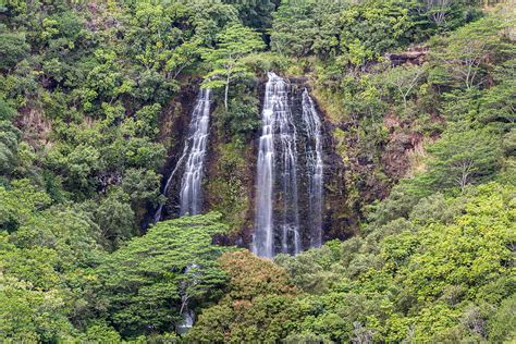 Opaekaa falls Kauai Photograph by Pierre Leclerc Photography