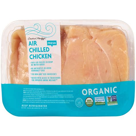 Central Market Organic Air Chilled Chicken Breast Cutlet - Shop Chicken at H-E-B