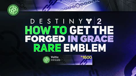 Forged in Grace Emblem! Free Rare Emblem | Destiny 2 Season of the ...