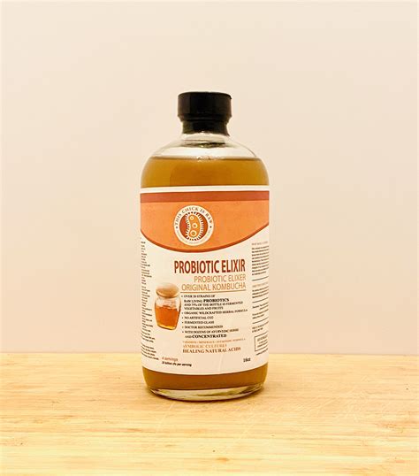 Original Kombucha Tea Probiotic Elixir - This Chick is Raw