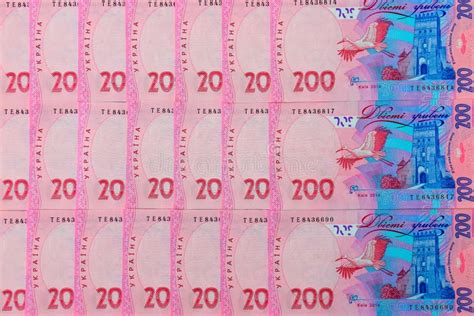 Ukrainian Hryvnia, Banknotes 200 Hrivna In The Form Of Numbers Of The New Year 2020,2020 ...