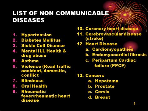 Health Information: Non-communicable Diseases