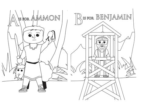 Book of Mormon Coloring Pages - Etsy