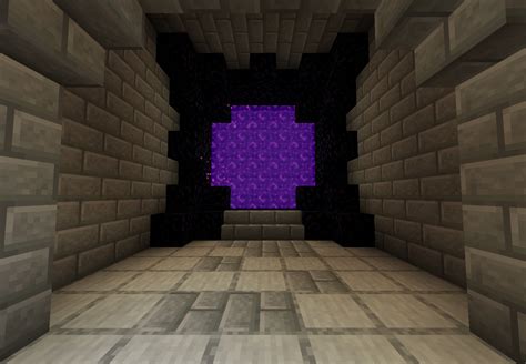 nether portal survival design : r/Minecraft