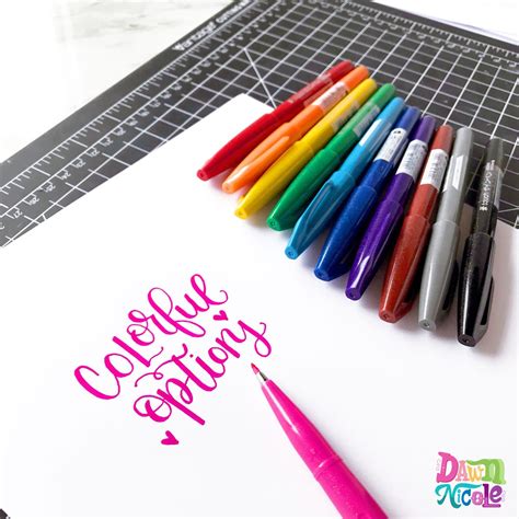 Best Brush Calligraphy Pens for Beginners | Dawn Nicole