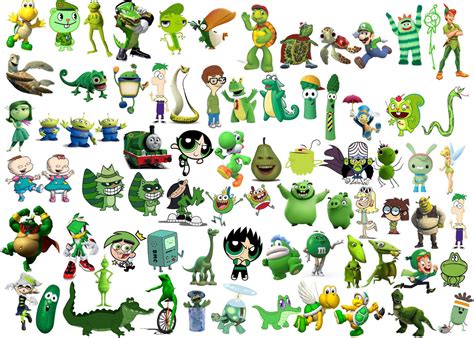 Green Characters by GREENTEEN80 on DeviantArt