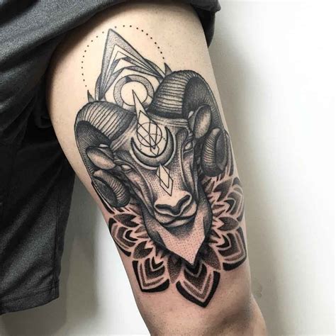 Ram Tattoo - Best Tattoo Ideas Gallery | Aries tattoo, Ram tattoo, Cool ...