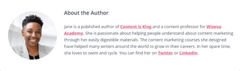 How to Write an Amazing Author Bio? (With Examples) - Wisevu