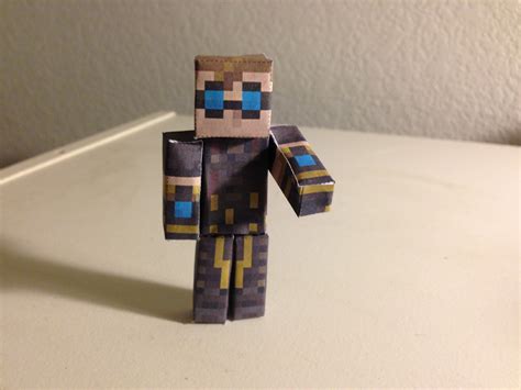 Papercraft Drowned Minecraft Toys Papercraft Minecraft Skin Diy ...