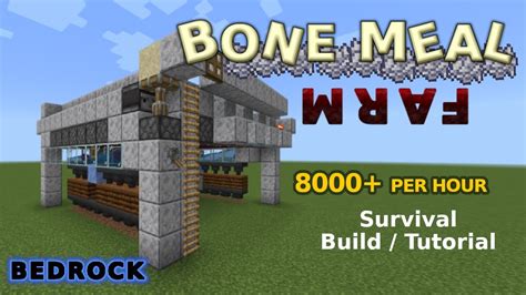 Bone meal farm minecraft bedrock 1.17 Not Working in 1.18 :( - YouTube