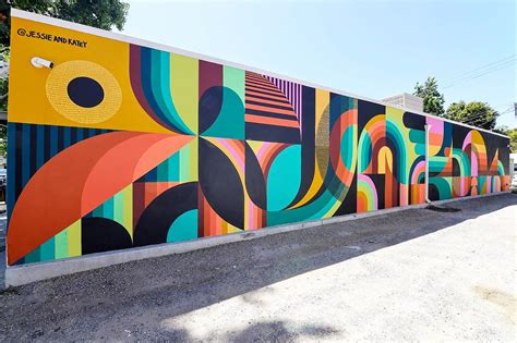 Geometric Murals & Street Art by Jessie & Katey | Daily design inspiration for creatives ...