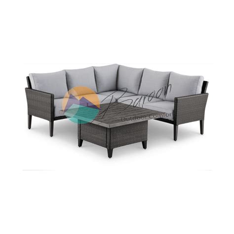 CANVAS Renfrew Square Outdoor Patio Conversation Dining Set w/UV-Resistant Cushions, 3-pc price ...