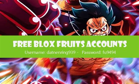 55+ Free Blox Fruits Accounts 2024: Email & Passwords - Gametimeprime