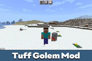 Download Tuff Golem Mod for Minecraft PE - Tuff Golem Mod for MCPE