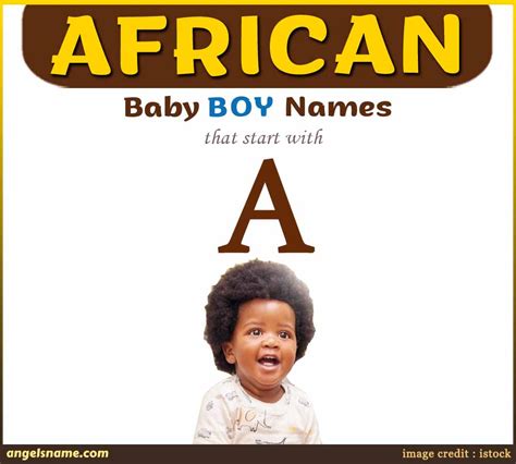 Top 123 African Baby Boy Names starting with 'A' with Meaning | Angelsname.com