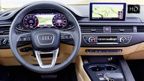 2016 Audi A4 Sedan Quattro (B9 generation) Interior Design HD - YouTube