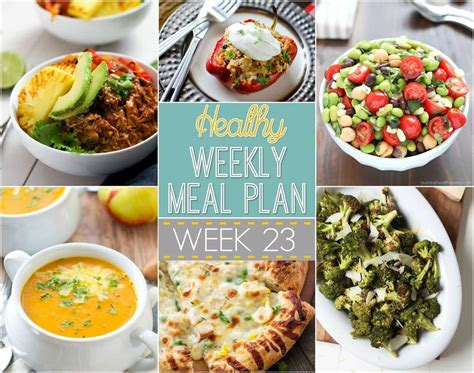 Healthy Weekly Meal Plan #23 - Yummy Healthy Easy