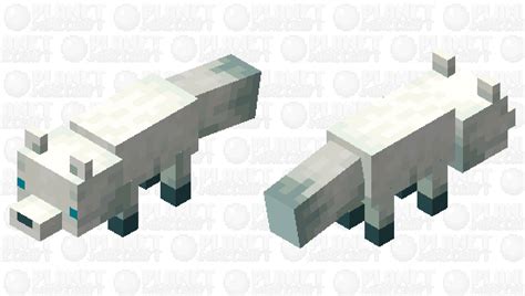 snow fox from my texture Minecraft Mob Skin