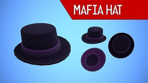 3D model MAFIA HAT CARTOON STYLIZED VR / AR / low-poly | CGTrader