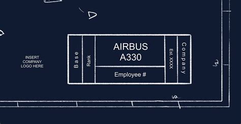 Customizable Airbus A330 Blueprint Illustration - Etsy