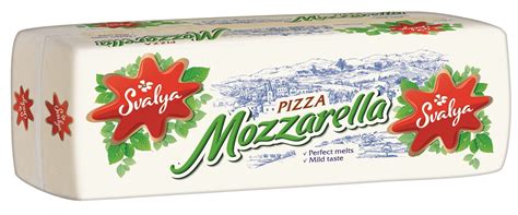 Cheese "Pizza Mozzarella" 40% fat | SVALYA-PIENO ZVAIGZDES ...