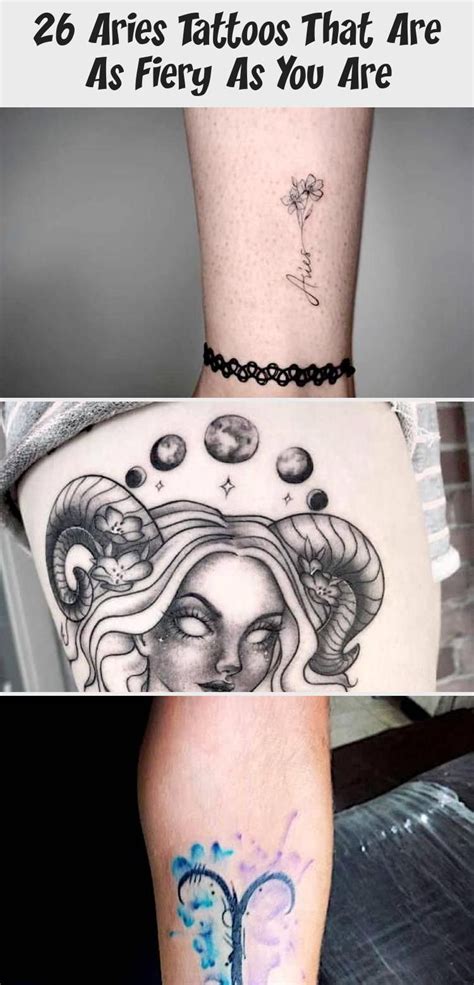 210+ Aries Tattoo Designs (2020) Ideas with Zodiac Symbol & Signs ...