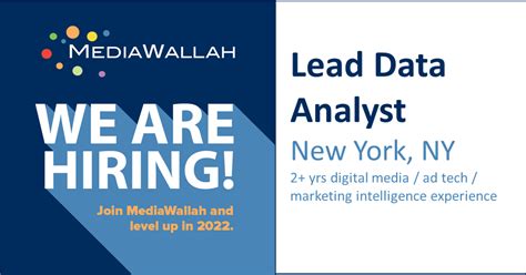 Lead Data Analyst | MediaWallah