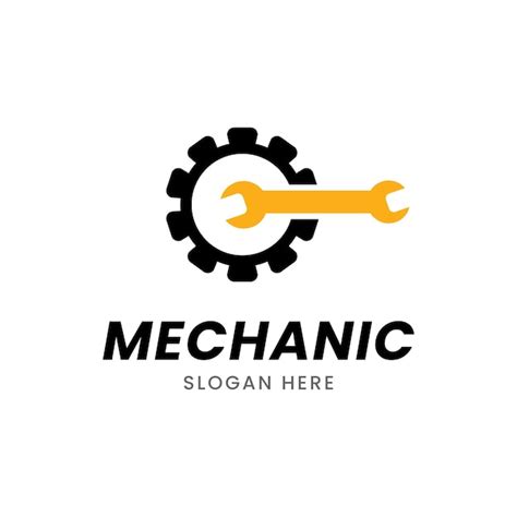 Premium Vector | Gear and wrench mechanic logo icon vector