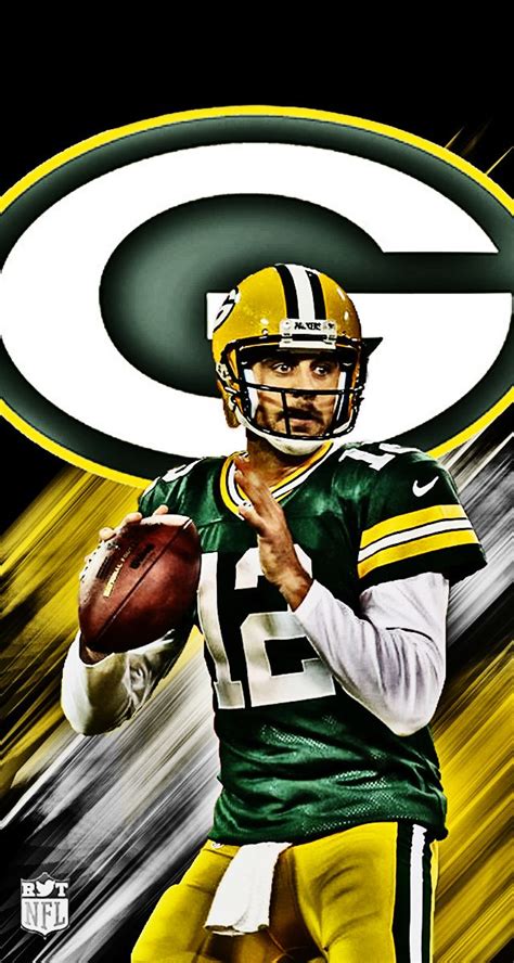 Aaron Rodgers Green Bay Packers Miracle In Motown Poster Illustration ...