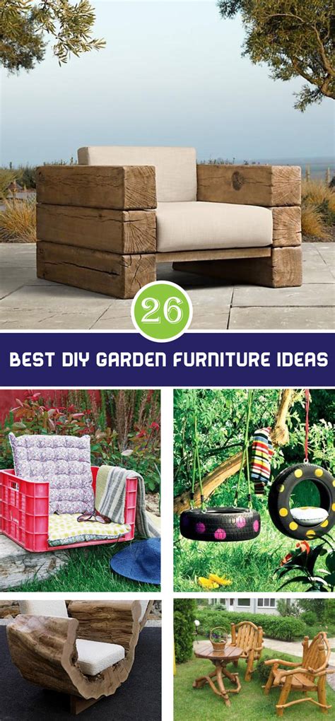 26 DIY Garden Furniture Ideas to Personalize Your Space - InteriorSherpa