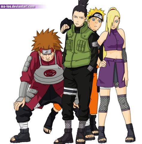 Team 10 and Naruto by Ma-Lou | Naruto, Anime naruto, Naruto teams