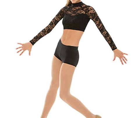 Black Lace Contemporary Dance Costume Manufacturer in USA, Australia, Canada, UAE and Europe