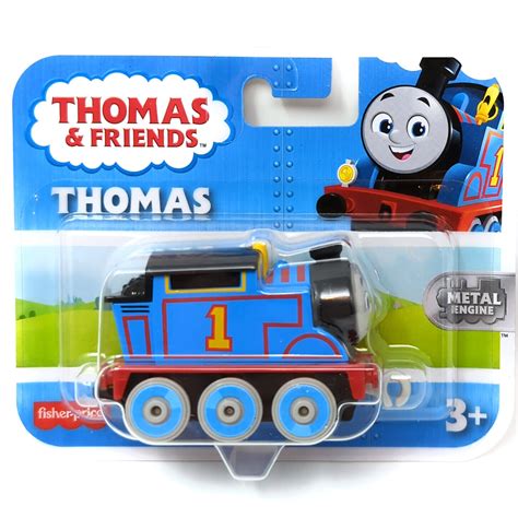 Thomas Friends Fisher-Price Thomas Die-cast Push-Along Toy Train Engine For Preschool Kids Ages ...